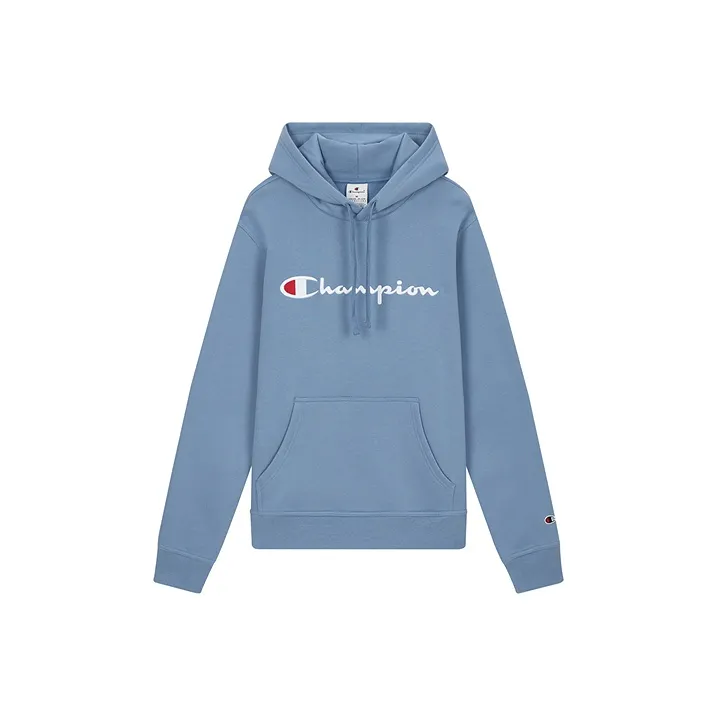Champion FW24 Script Shop Sweatshirt Unisex Blue-0