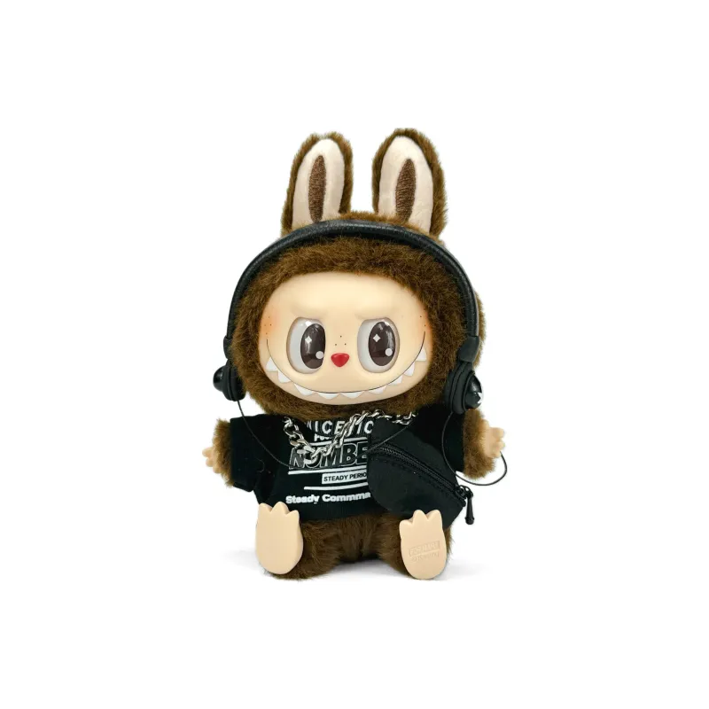 [Modified Doll] POP MART Labubu THEMONSTERS Sittable Party Iced Americano, Quduo Hang Tag Box 15cm-0