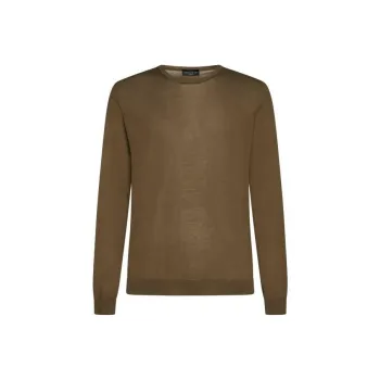 ROBERTO COLLINA Long Sleeved Crewneck Sweater