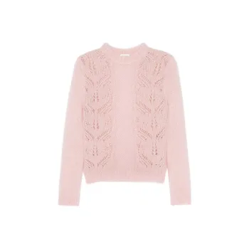 SAINT LAURENT Cashmere Sweaters Men Pink