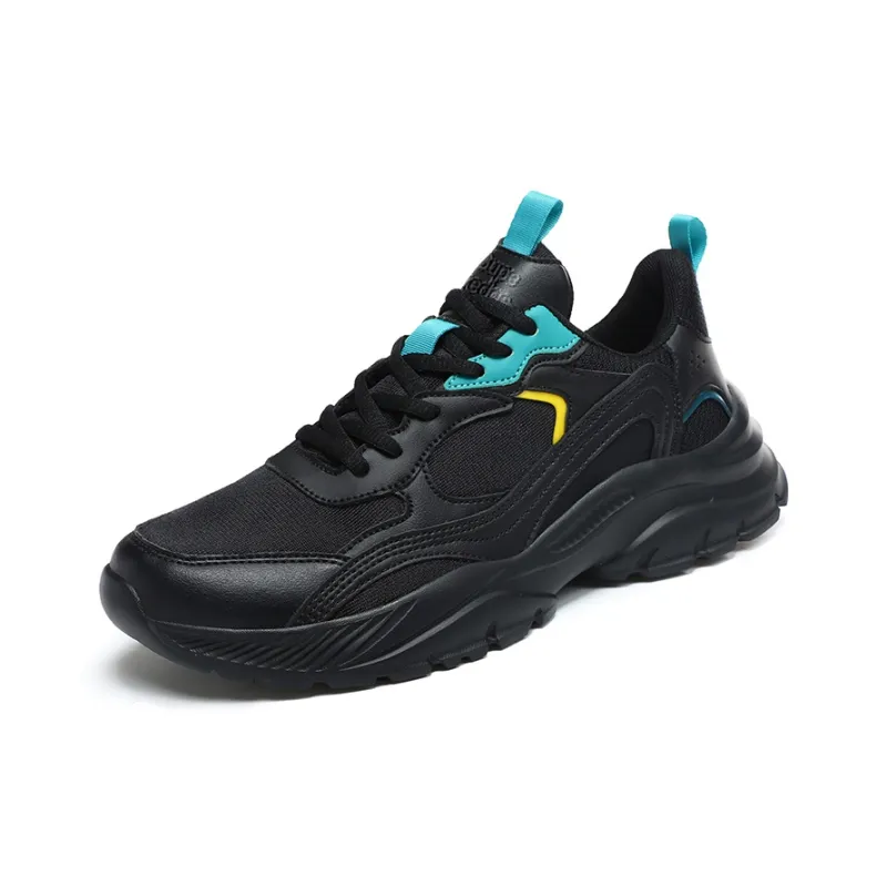 SUPEREDGE Breathable, Slip Resistant, And Abrasion Resistant Low Top Chunky Sneakers Men's-1