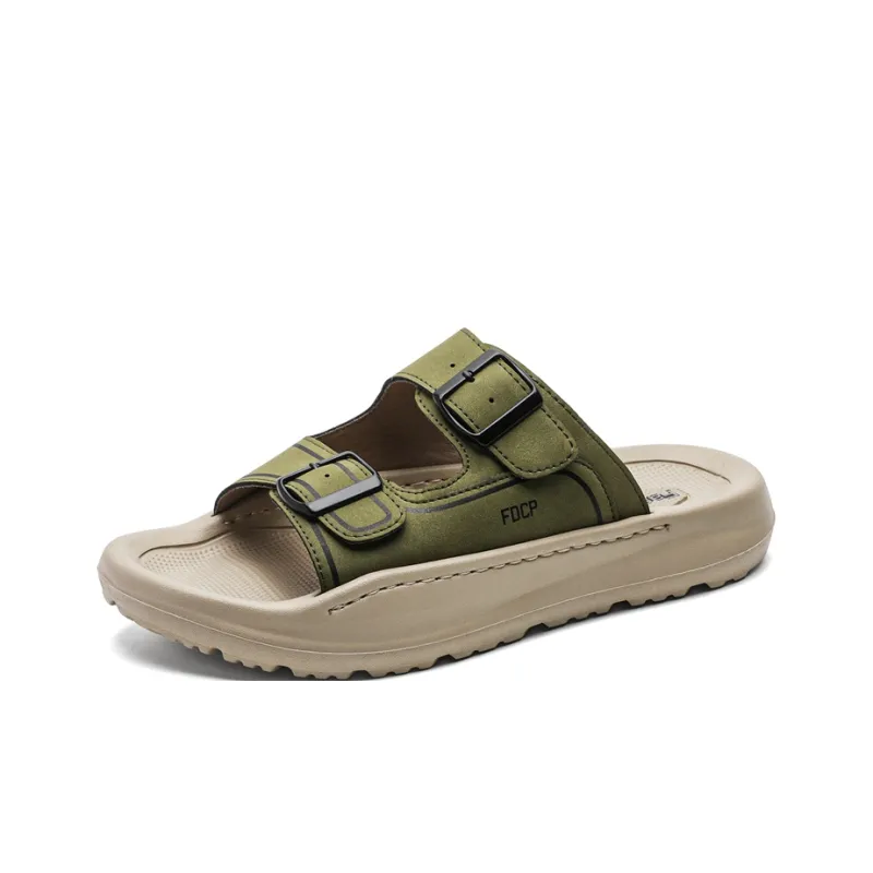 ΛOLUNKΛ Slip Resistant Slide Slippers Men's-7