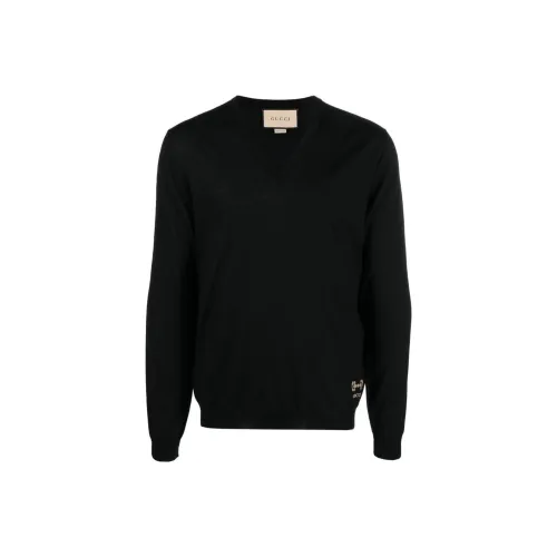 GUCCI Sweaters Men Black