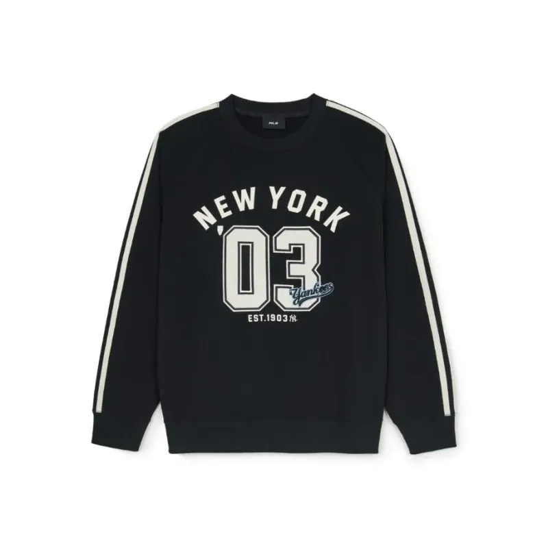 MLB New York Yankees Varsity Sportive Sweatshirt Unisex Black-0
