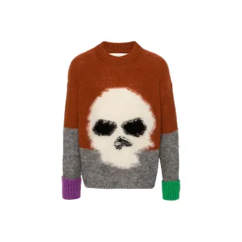 ERL Skull Intarsia knit Sweater