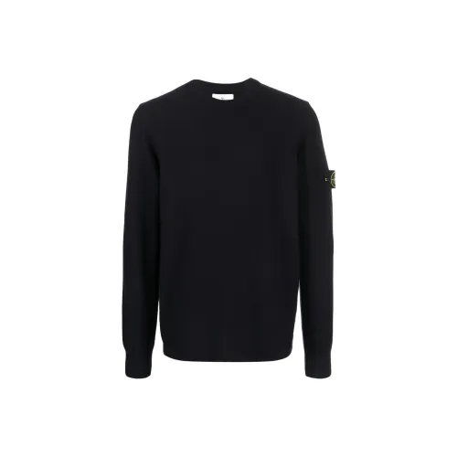 Sweatshirt in Schwarz mit Rundhalsausschnitt