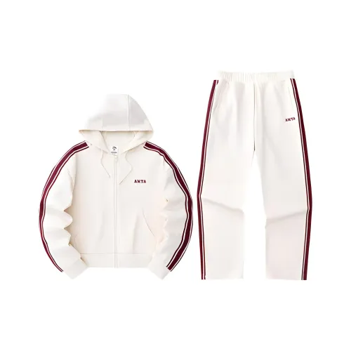 Anta Life Collection Casual Suit Women's Duck Down White