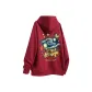 Burgundy Thickened and Fleece-Lined