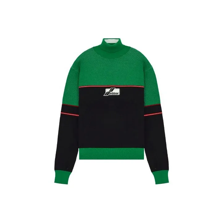 WE11DONE SS22 Sweater Unisex Green-0