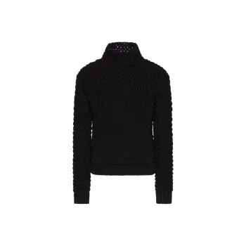 Valentino High Neck Long-Sleeved Jumper