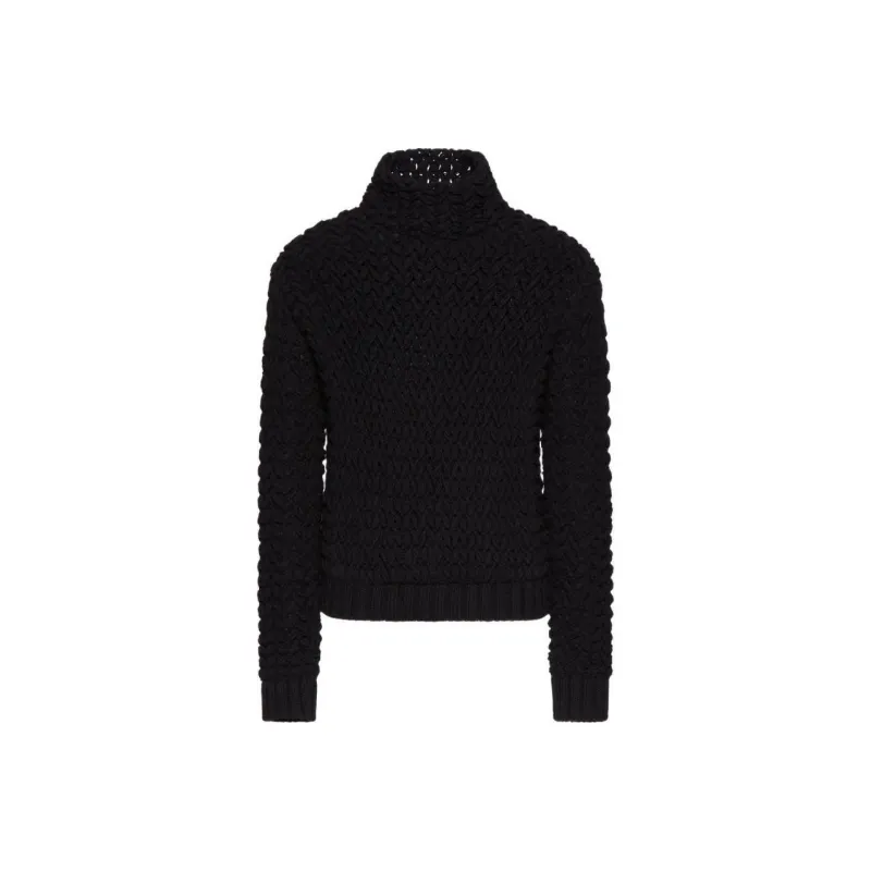 Valentino High Neck Long-Sleeved Jumper-0
