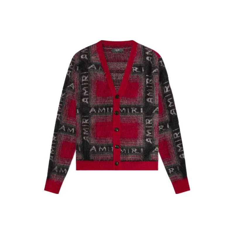 AMIRI Shadow Plaid Cardigan-0