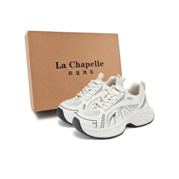 La Chapelle Low Top Chunky Sneakers Women's White