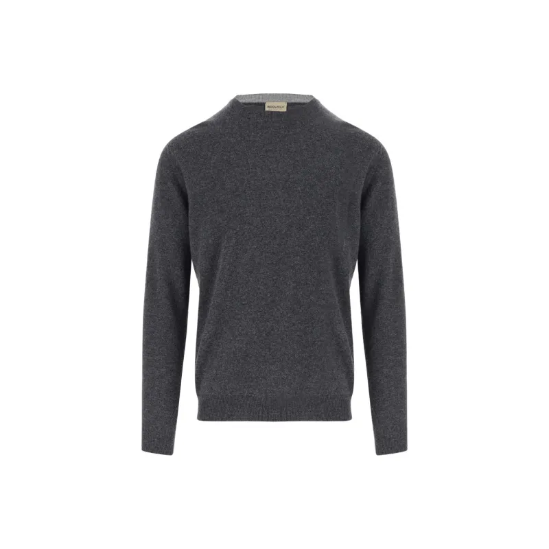 WOOLRICH Logo Embroidered Crewneck Jumper-0
