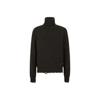 DSQUARED 2 Turtleneck Distressed Jumper