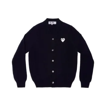 CDG Play Sweater Unisex Marine Blue