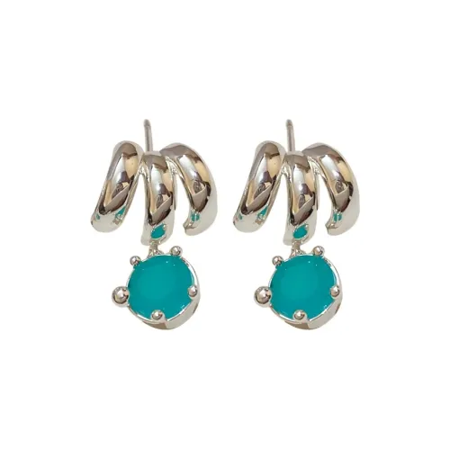 ZWU S925 Silver Earrings Women's