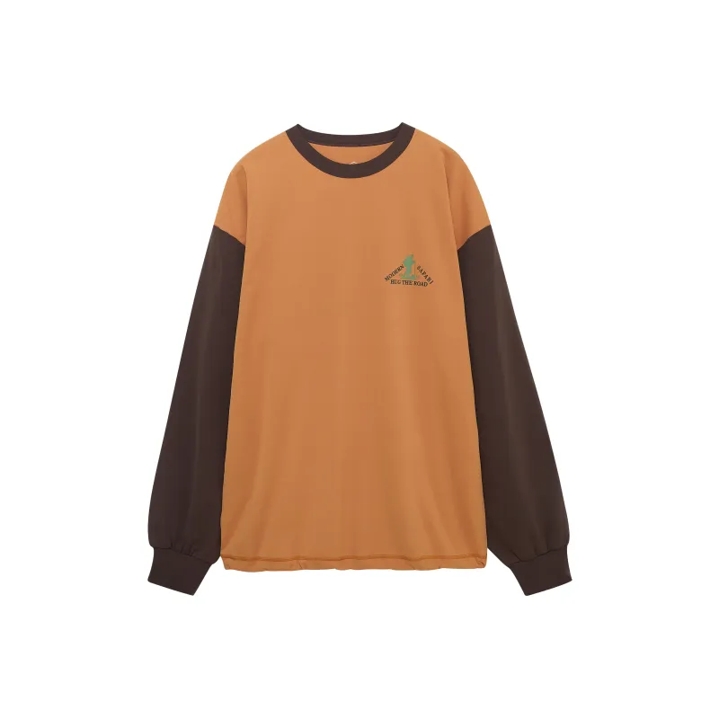 Asics x U.sage GEL PICKAX Sweatshirt Unisex Coffee Brown-0