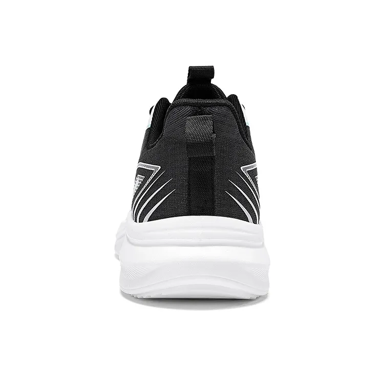 Warrior Cushioning Lightweight Low Top Running Shoes Men's White Green Black-3
