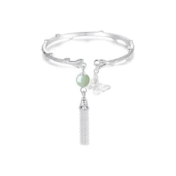 IDEAL 999 Fine Silver Bangles Women's