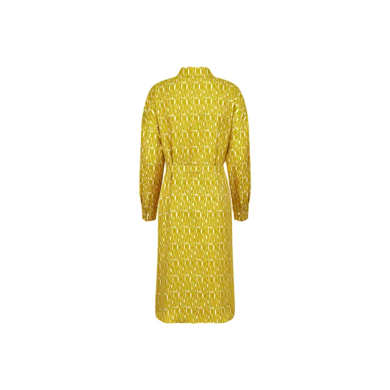 DIOR Long Sleeved Dresses Women's Yellow-1