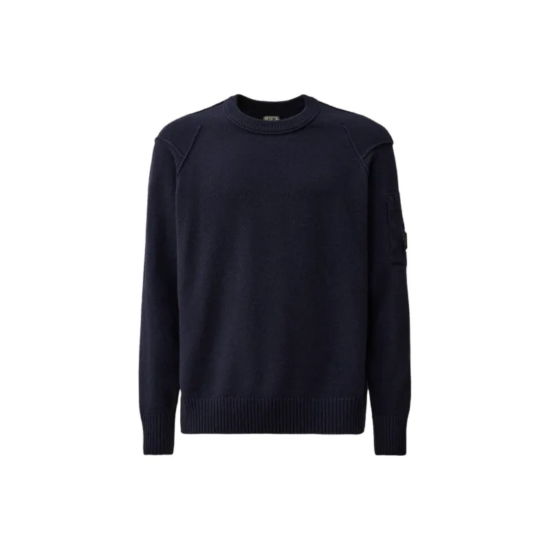 C.P.Company Lens Detailed Crewneck Jumper-0