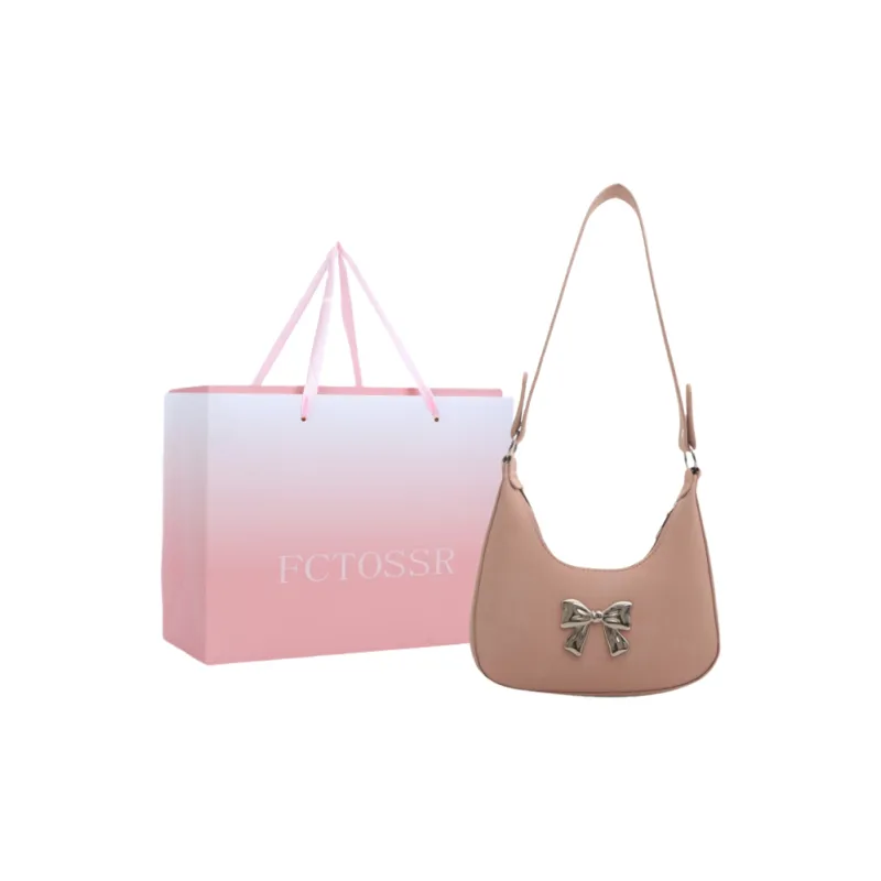 FCTOSSR PU Shoulder Bag Women's White/Silver/Black/Khaki/Brown-38