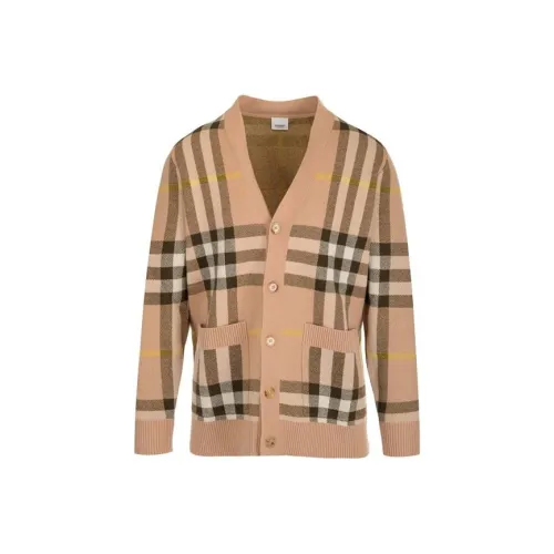 Burberry Iconic Check Motif Cashmere Cardigan