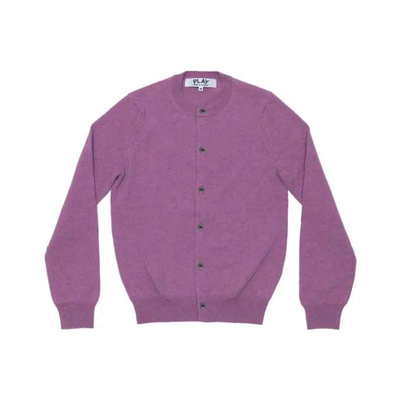 CDG Play Sweaters Unisex Purple-0