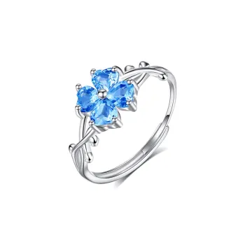 QIANCHANG Colored Gemstone Rings Women's