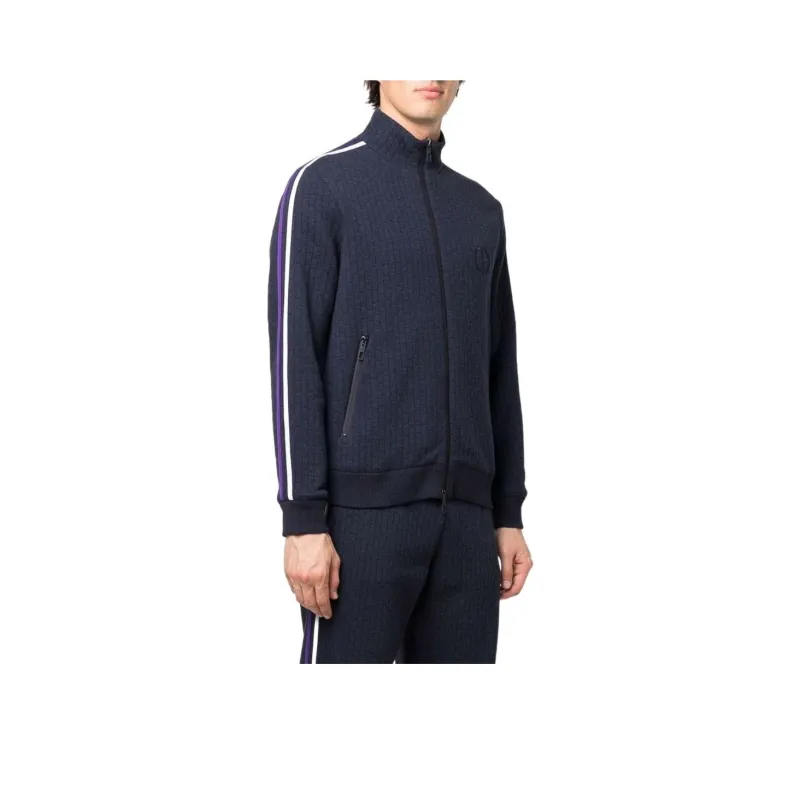 GIORGIO ARMANI Side Stripe Detail Sweater-4