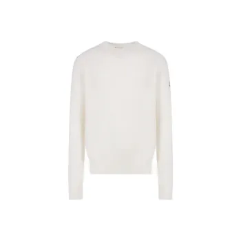 Moncler FW22 Cashmere Sweaters Men White
