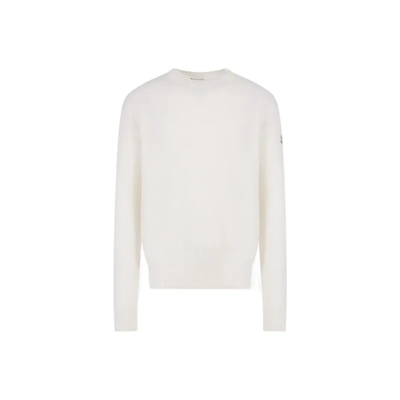 Moncler FW22 Cashmere Sweaters Men White-0