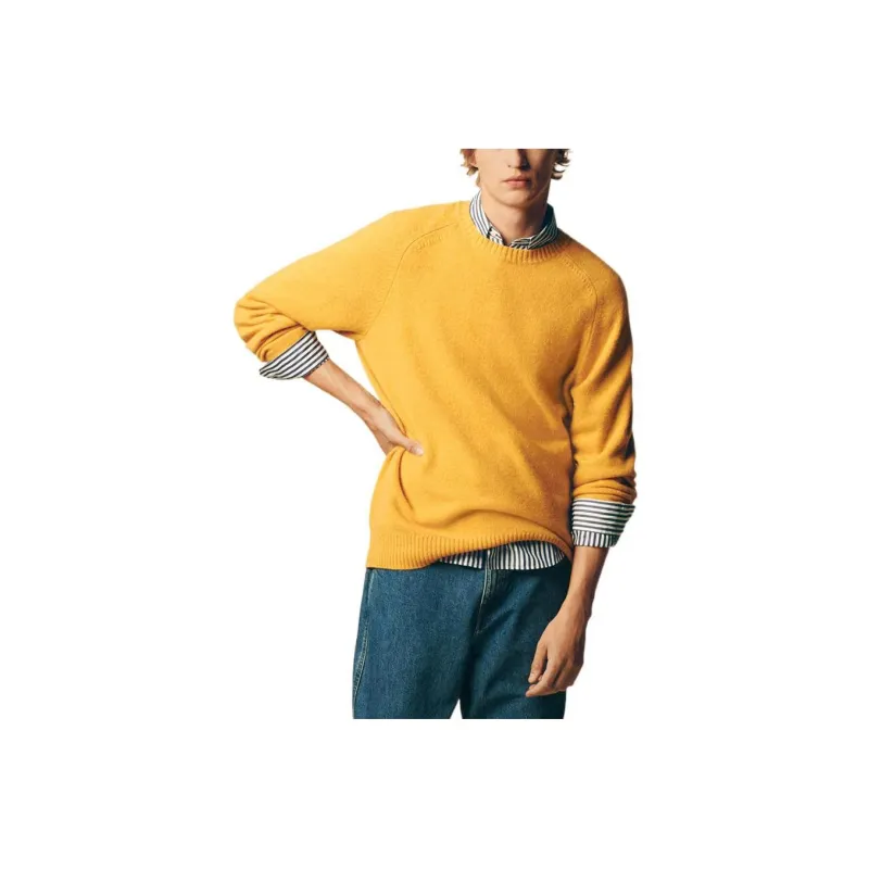 UNIQLO Sweaters Unisex Earth Yellow-0