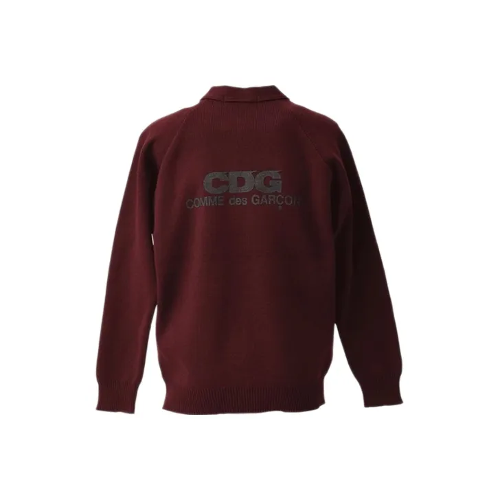 CDG Knitwear Unisex Burgundy-0