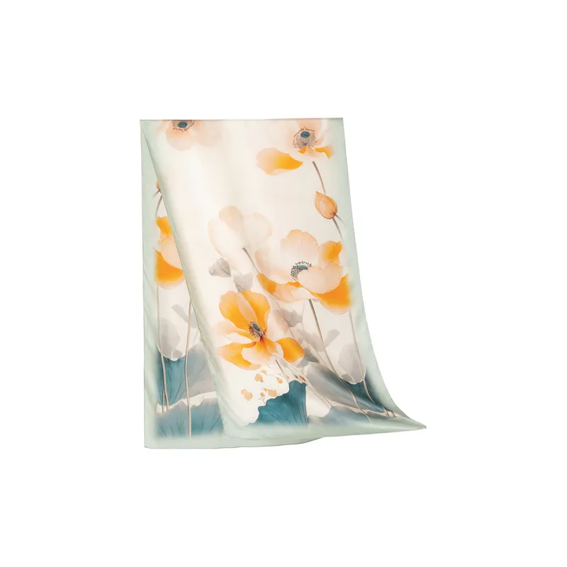 WENSLI Silk Scarves Unisex-1