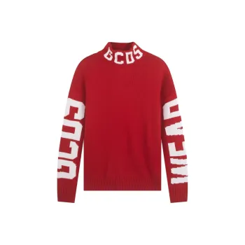 GCDS Sweaters Men Red