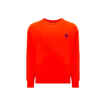 VERSACE Sweaters Men Orange