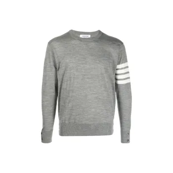 THOM BROWNE 4 Bar Crewneck Pullover