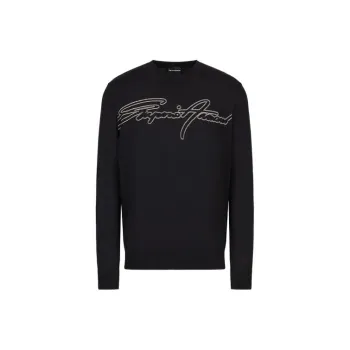 EMPORIO ARMANI SS23 Sweater Men's Navy Blue