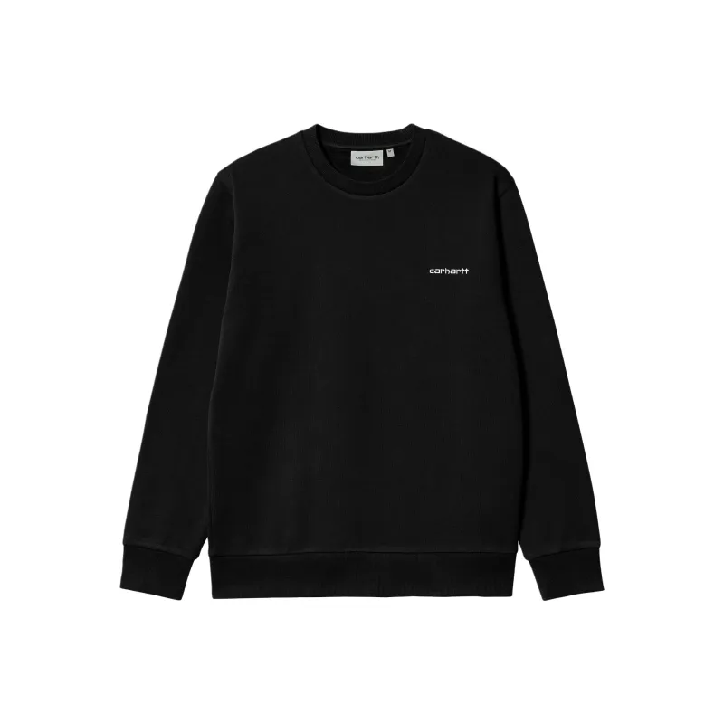 Carhartt WIP Script Embroidered Crewneck Sweatshirt-0
