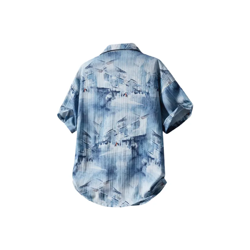 MESUCA Shirt Unisex Hebrides Blue-1