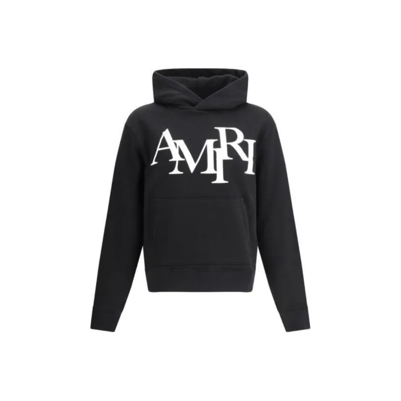 AMIRI Staggered Logo Hoodie-0