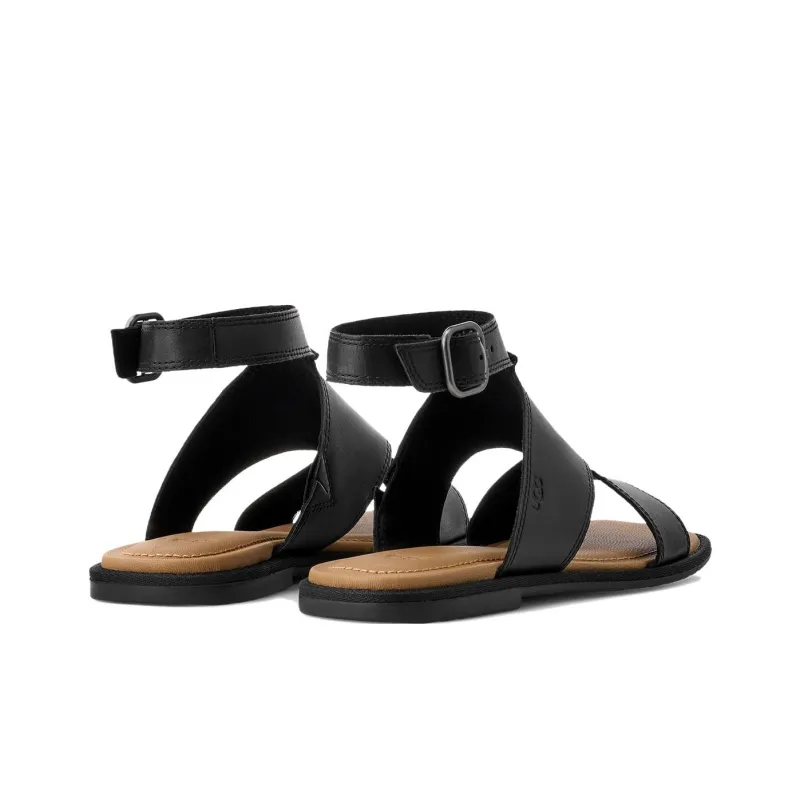 UGG Delray One Strap Sandals Women's Black-2