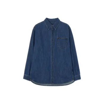 Lee Shirts Men Deep Indigo