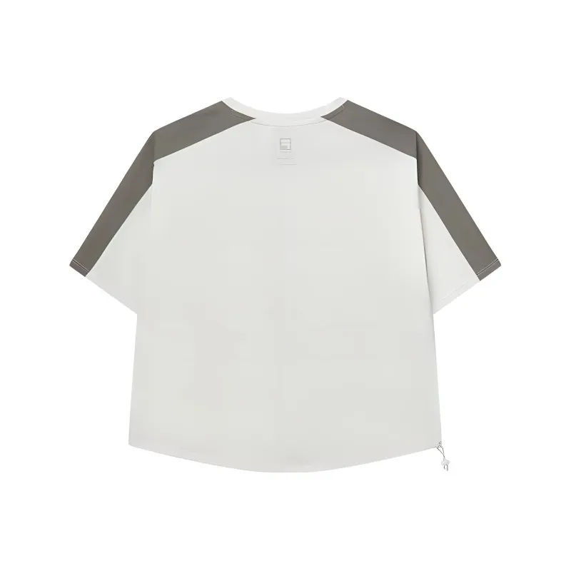 FILA Athletics Crop Tops Women's Brown White-1
