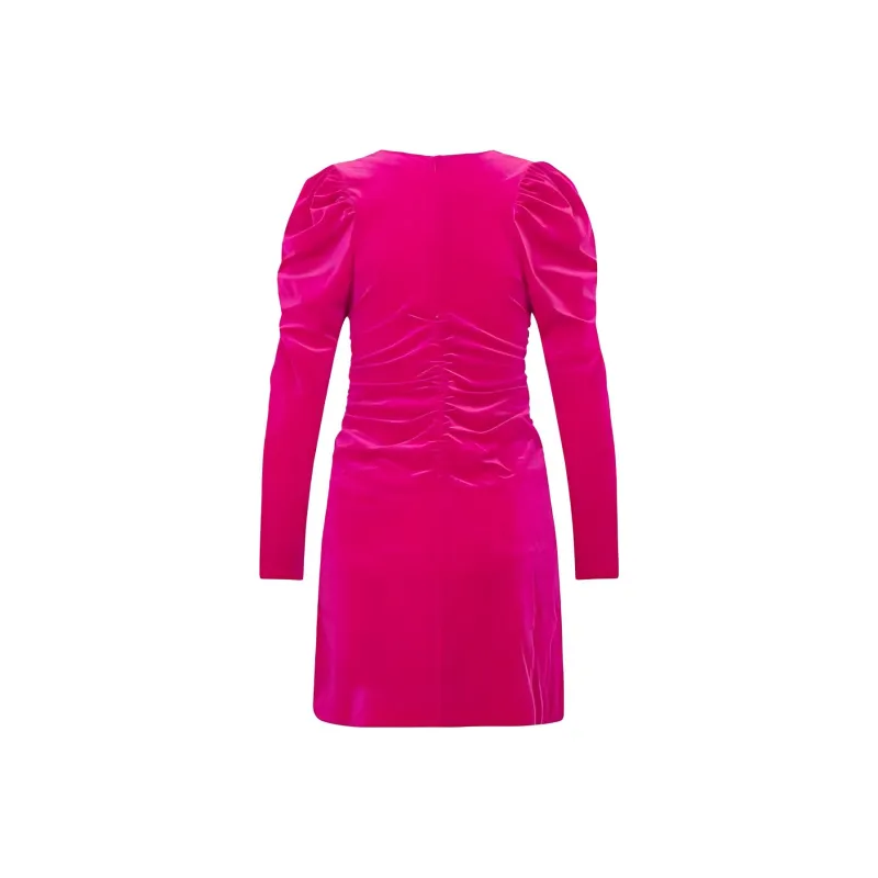 GANNI Long Sleeved Dresses Women's Pink Purple-1