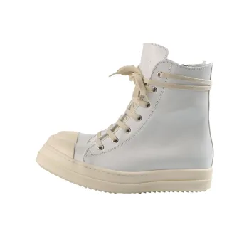 RICK OWENS/RO High Top Skateboard Shoes Women's White