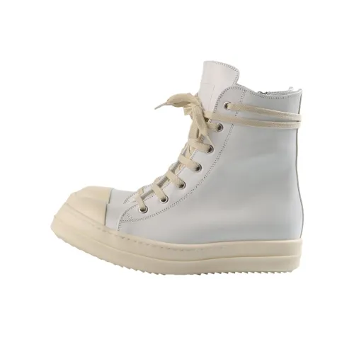 RICK OWENS/RO High Top Skateboard Shoes Women's White