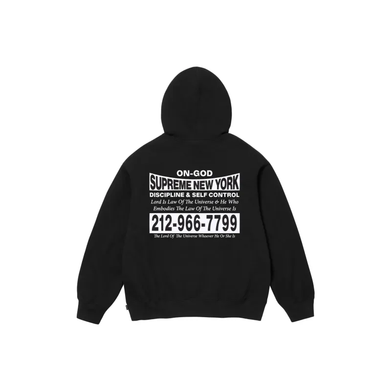 Supreme On God Hooded Sweatshirt-2